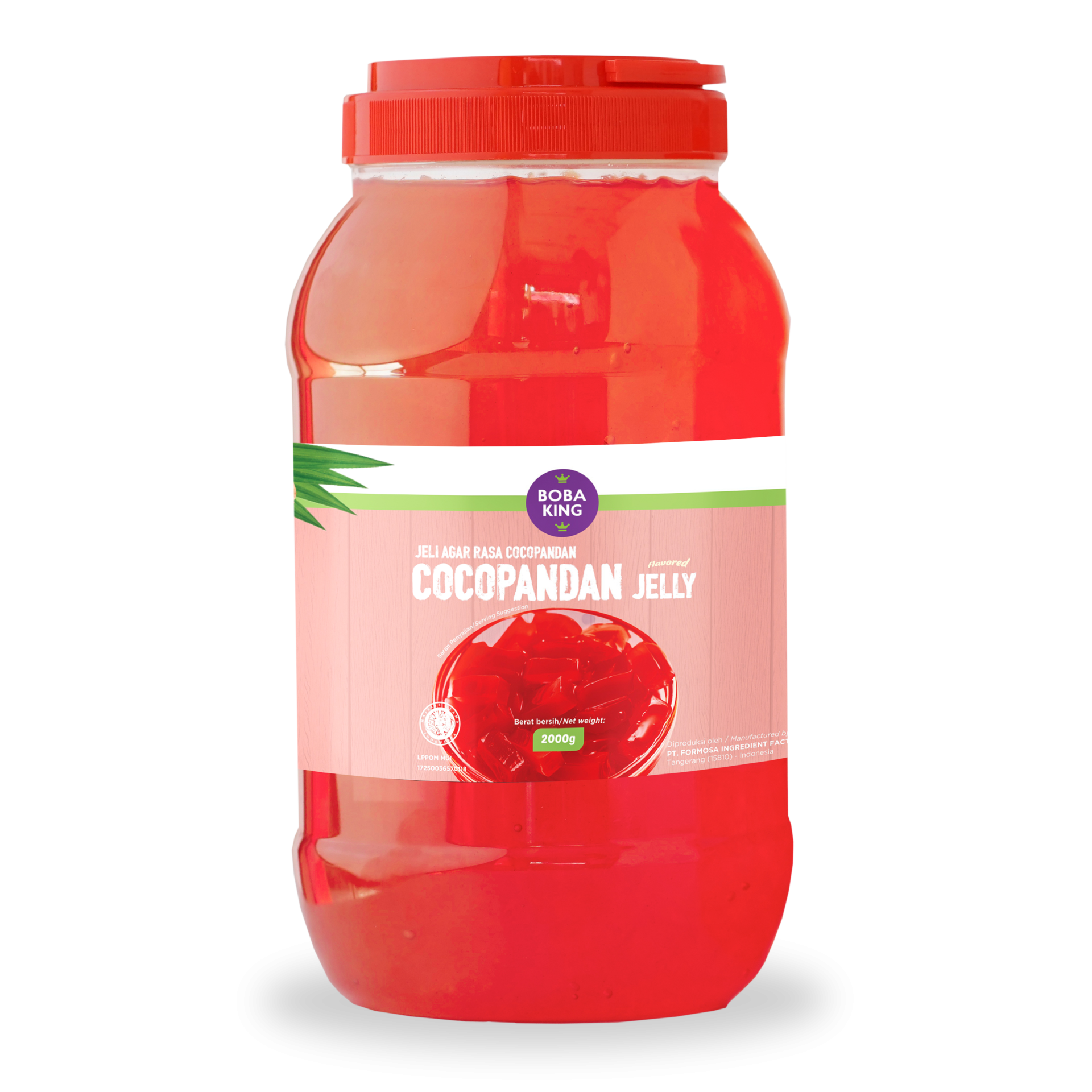 BOBA KING JELLY COCOPANDAN 6 X 2 KG